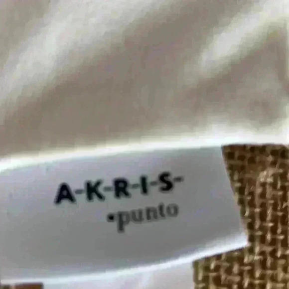 Akris Punto summer MIDI dress multi-colored ivory, black , gray, peach - Picture 6 of 9